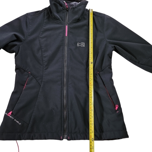 MILLET Element Shield Womens Black Fleece Lined Jacket Size M outdoor hiking - Picture 13 of 16